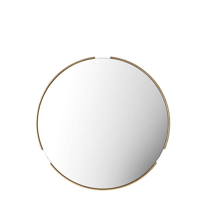 Fitzroy Round Mirror – Gold