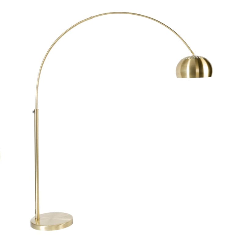 Metal Bow Floor Lamp – Brass