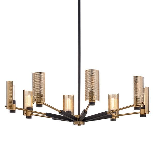 Pilsen 8-Light Chandelier – Brass & Bronze