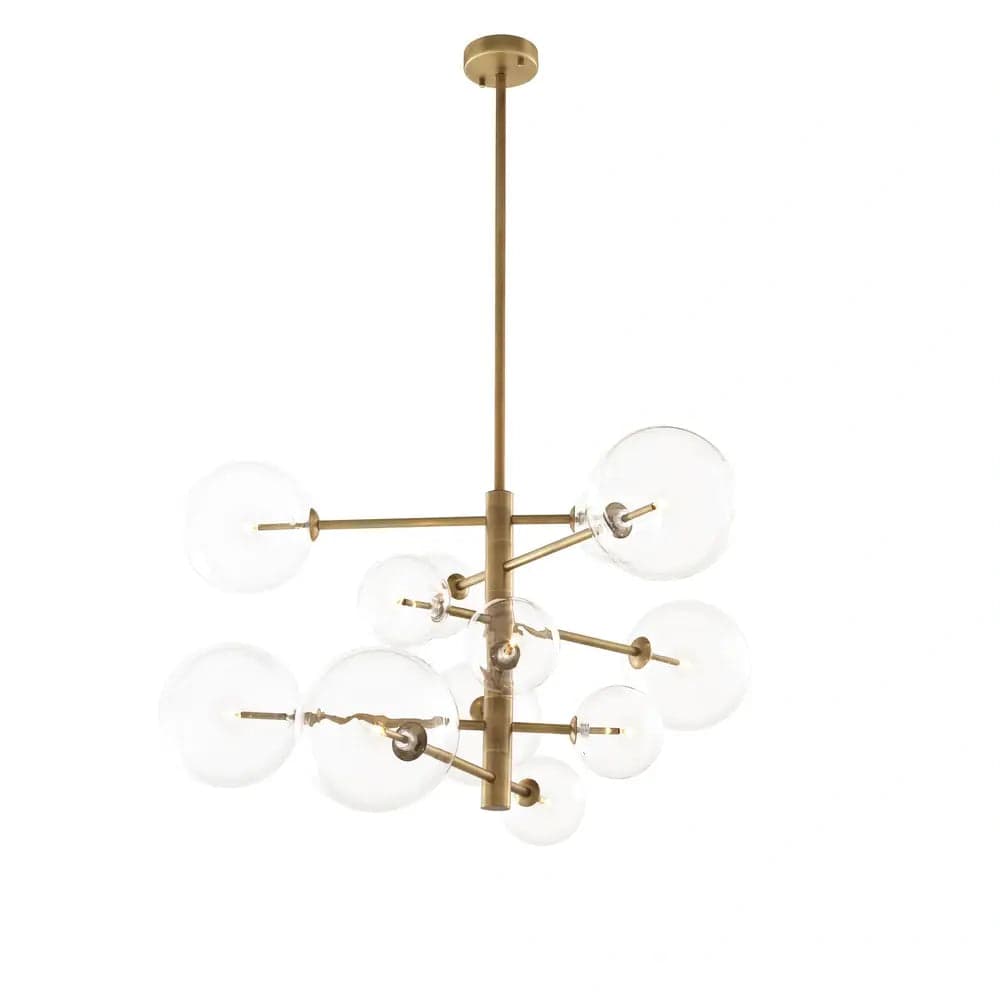 Argento Chandelier – Antique Brass