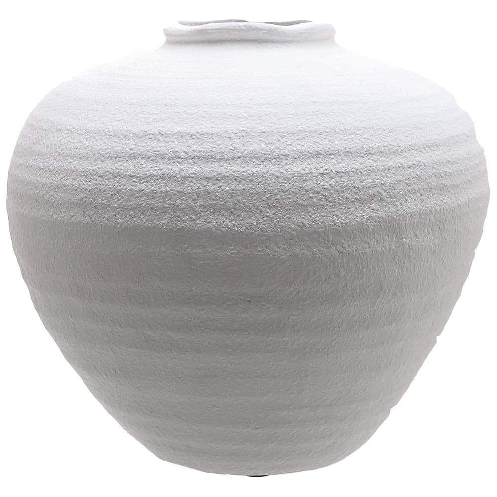 Regola Large Ceramic Vase – Matt White