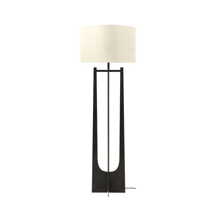 Glenthorpe Floor Lamp – Hammered Iron