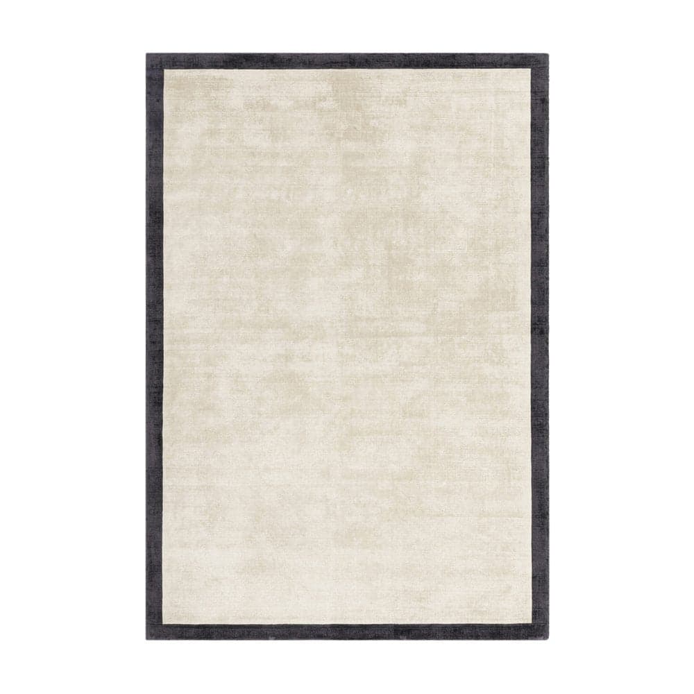 Blade Border Rug – Putty & Charcoal