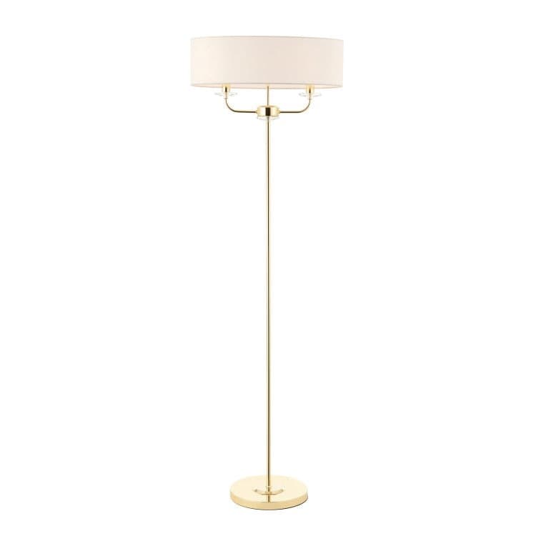 Nyla Floor Lamp – Brass
